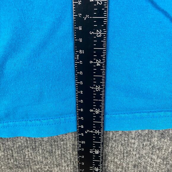 GWP Sport Graphic TShirt Mens XL Blue Eagle Guitar Rock Music Festival Tee Y2K - Picture 4 of 7